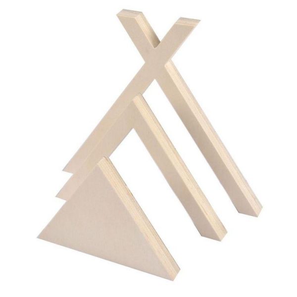 Paris Prix Tipi En Bois à Décorer Indian 27cm Naturel 1