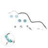 Paris Prix Kit Bracelet Mode Charms 9cm Turquoise 8