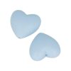 Artemio 2 Perles Silicone Coeur – 29 X 19 X 12 Mm – Bleu Pastel 10