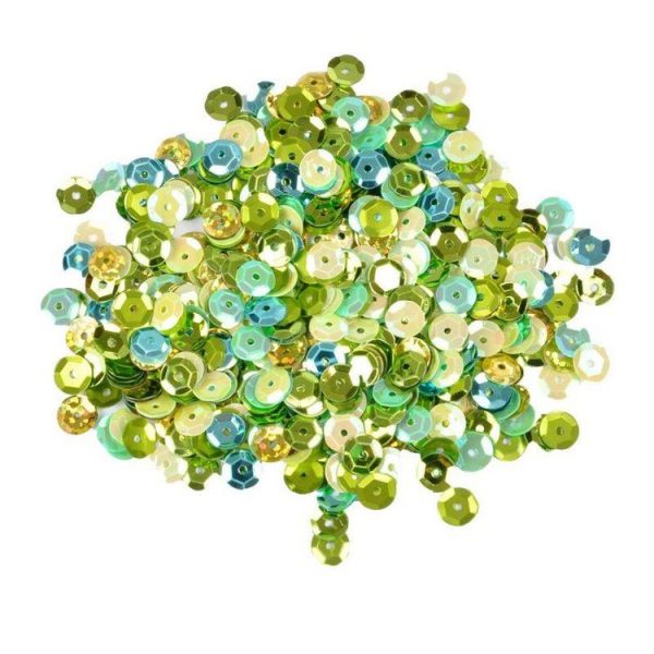 Paris Prix Lot De Sequins Déco Créatifs 14cm Vert 1