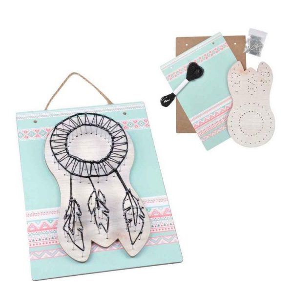 Paris Prix Kit String Art Dreamcatcher 28cm Multicolore 1