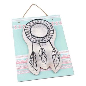 Paris Prix Kit String Art Dreamcatcher 28cm Multicolore 9