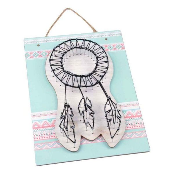 Paris Prix Kit String Art Dreamcatcher 28cm Multicolore 4