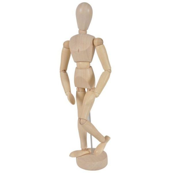 Paris Prix Mannequin En Bois Vernis 31cm Naturel 1