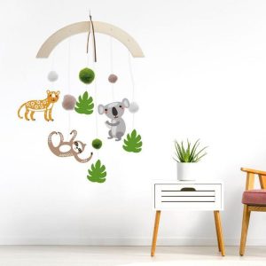 Paris Prix Kit Mobile Enfant Bois Hello Jungle 27cm Naturel 9