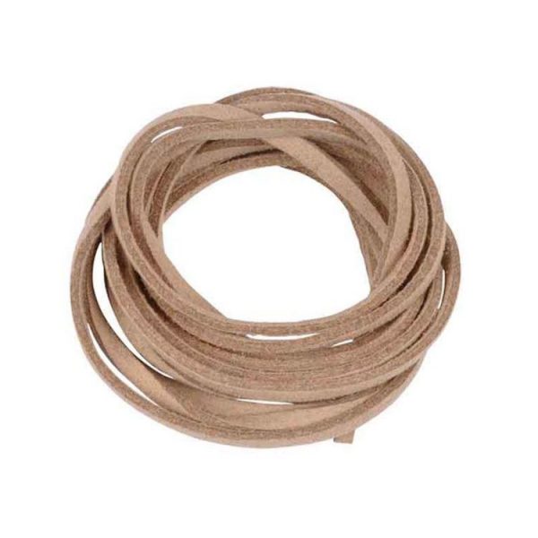 Paris Prix Lacet Plat Style Cuir 1,5m Beige Nude 1