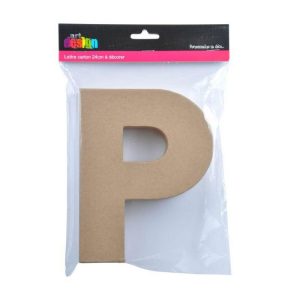 Paris Prix Décoration Murale Lettres Carton P 18cm Naturel 6