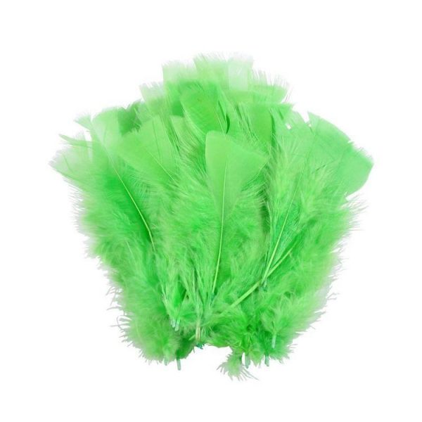 Paris Prix Lot De 35 Plumes Décoratives Sensa 16cm Vert 1