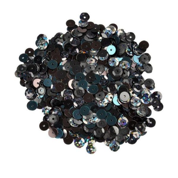 Paris Prix Lot De Sequins Déco Créatifs 14cm Noir 1