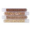 Paris Prix Lot De 4 Tubes Pour Bijoux Perles De Rocailles Beige 10