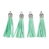 Paris Prix Lot De 4 Pompons Pour Bijoux Bracelet 6cm Menthe 8