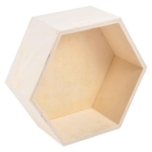 Paris Prix Lot De 3 Étagères à Personnaliser Hexa 30cm Beige 6