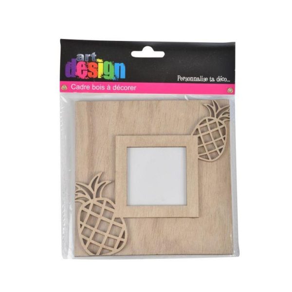 Paris Prix Cadre En Bois Ananas 14x14cm Naturel 3