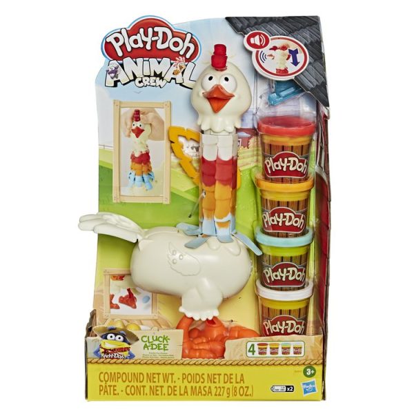 HASBRO Play-Doh Pâte à Modeler – Animal Crew Plumes En Folie 1