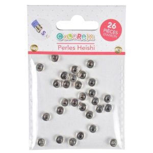 Paris Prix Lot De 26 Perles Pour Bijoux Heishi 0,6cm Argent 6