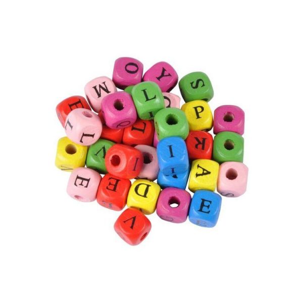 Paris Prix Lot De Perles Alphabet Pastel 12cm Multicolore 1