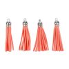 Paris Prix Lot De 4 Pompons Pour Bijoux Bracelet 6cm Corail 8