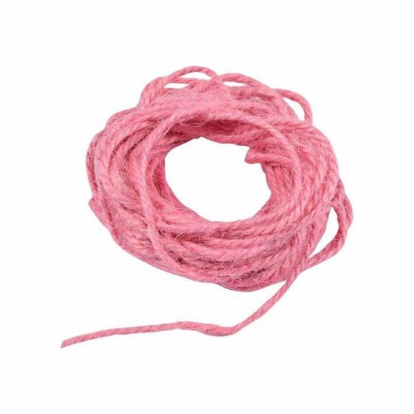 Paris Prix Ficelle En Jute Harmonie 10m Rose 1