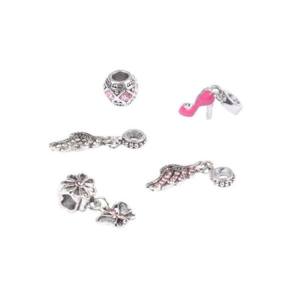 Paris Prix Lot De 5 Charms En Métal Dream Argent 1