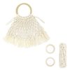 Paris Prix Kit Macramé Tote Bag Filet 30cm Naturel 11