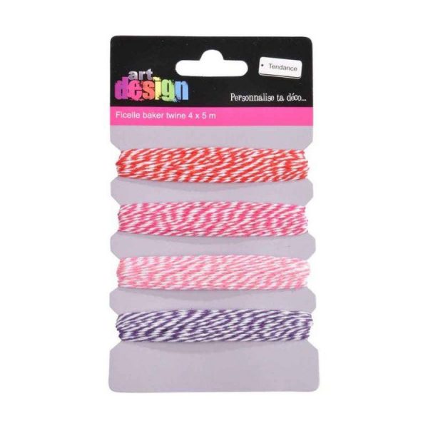 Paris Prix Lot De 4 Ficelles Baker Twine 5m Multicolore 1