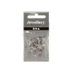 Youdoit 10 Attaches Boucles D’oreilles 13 Mm – Argenté 10