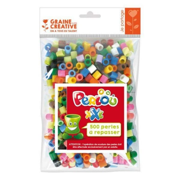 Graine Créative Sachets De 500 Perles à Repasser XXL – 10 Mm 1