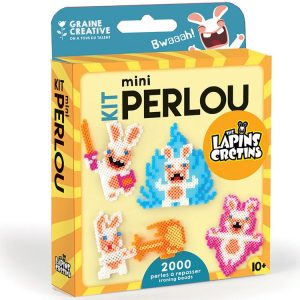 Graine Créative Kit 2000 Perles à Repasser – Lapins Crétins 7