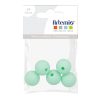 Artemio 5 Perles Silicone Rondes – 10 Mm – Vert D’eau 8