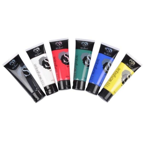 Paris Prix Lot De 6 Peintures Acrylique Tubes 75ml Multicolore 1