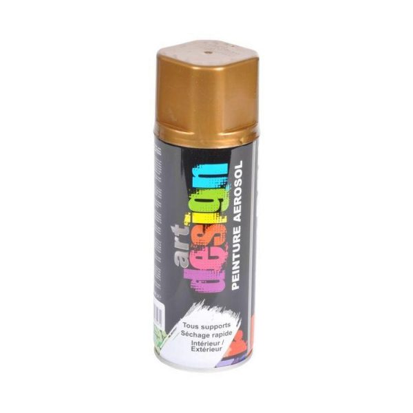 Paris Prix Bombe De Peinture Séchage Rapide 400ml Or 1