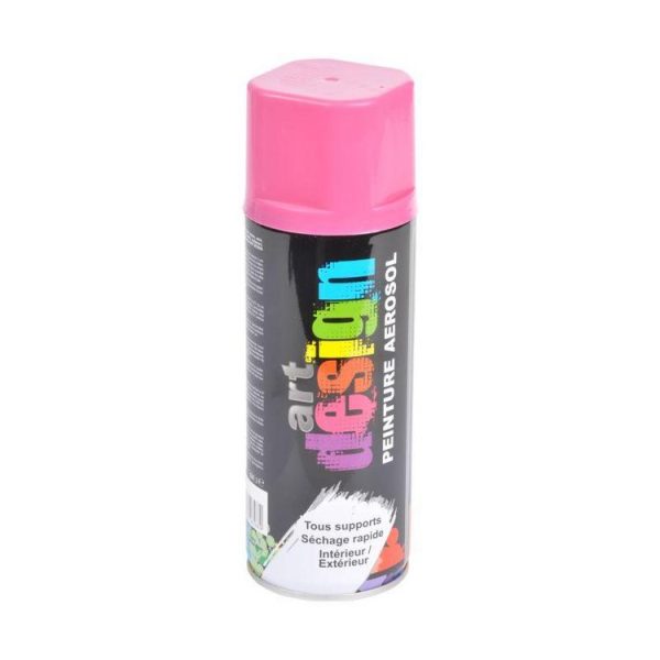 Paris Prix Bombe De Peinture Séchage Rapide 400ml Rose 1