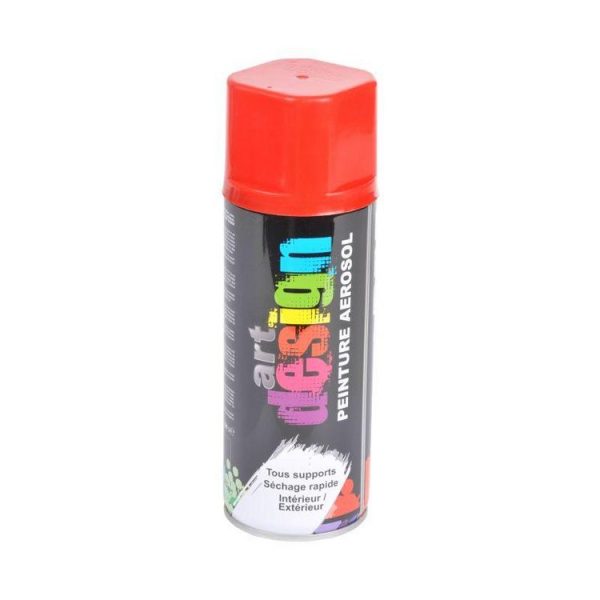 Paris Prix Bombe De Peinture Séchage Rapide 400ml Rouge 1