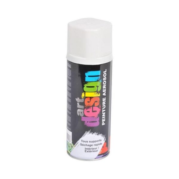 Paris Prix Bombe De Peinture Séchage Rapide 400ml Blanc Brillant 1