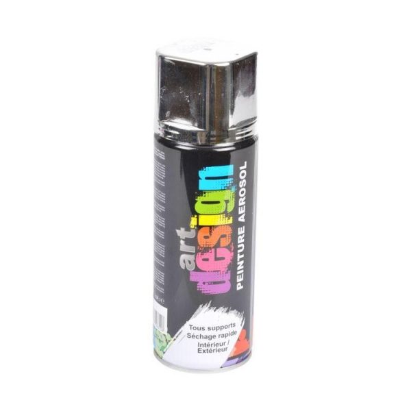 Paris Prix Bombe De Peinture Séchage Rapide 400ml Chrome 1