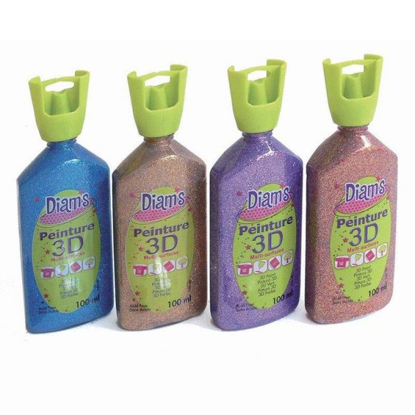 Diam’s Set 4 Flacons 100 Ml Diam’s 3D – Pailleté 1