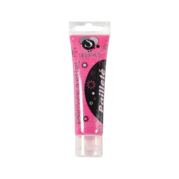 Paris Prix Peinture à Effet Glitter 60ml Rose 1