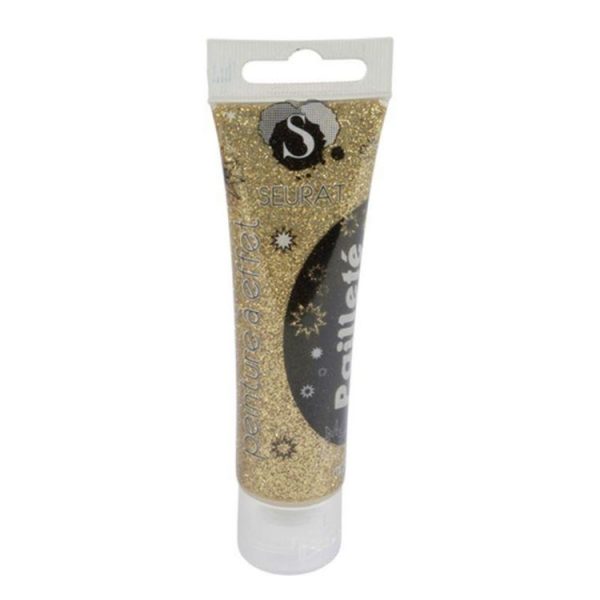 Paris Prix Peinture à Effet Glitter 60ml Or 1