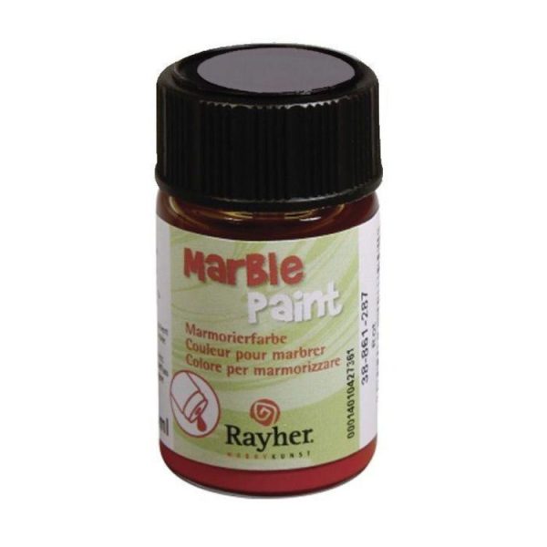 Rayher Peinture à Marbrer 20 Ml – Noir 1