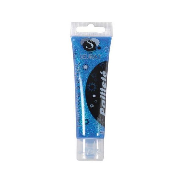 Paris Prix Peinture à Effet Glitter 60ml Bleu 1