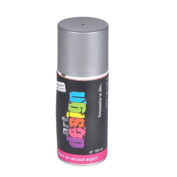 Paris Prix Bombe De Peinture Street Art 150ml Argent 1