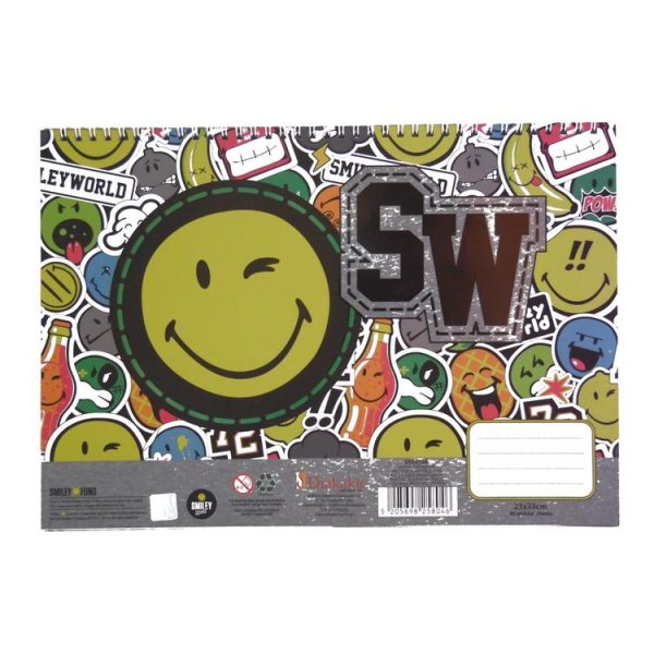 Cahier De Dessin Smiley Livre De Coloriage Stickers Regle Pochoir Emoji 3