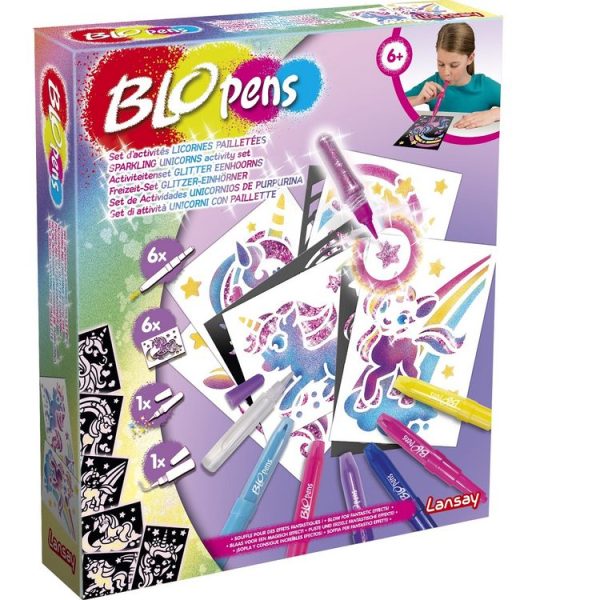 LANSAY Blopens Set D’Activités – Licornes Pailletées 1