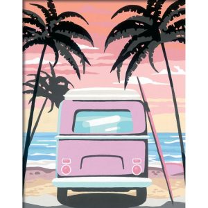 RAVENSBURGER Tableau Beach Life – 24×30 Cm – CreArt 7