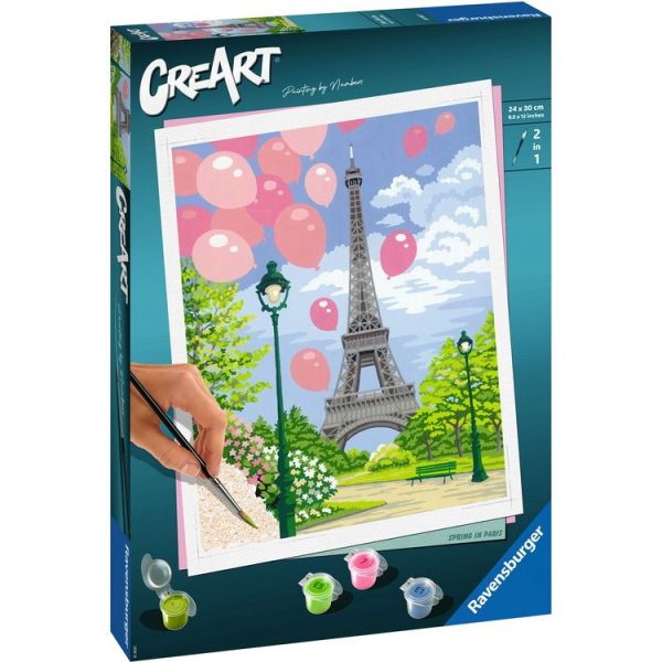 RAVENSBURGER Tableau Paris – 24×30 Cm – CreArt 1