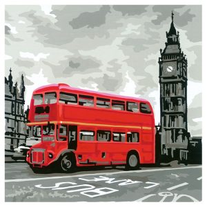 RAVENSBURGER Tableau Londres – CreArt – Carré 20×20 Cm 9