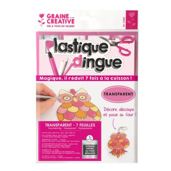 Graine Créative 7 Feuilles De Plastique Dingue 1