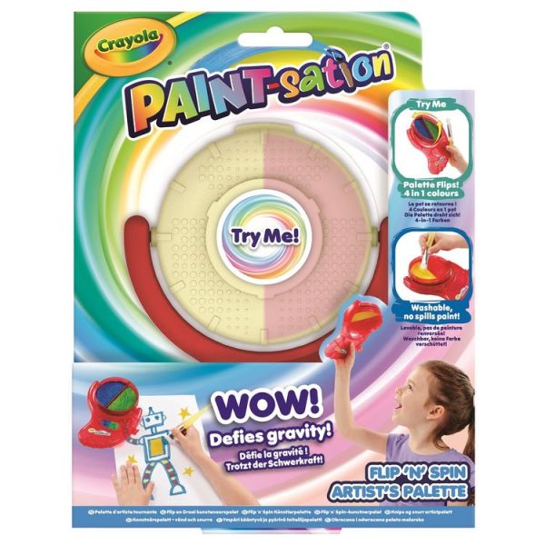 GOLIATH Paint Sation Flip N Spin Artist’s Palette – Crayola 1