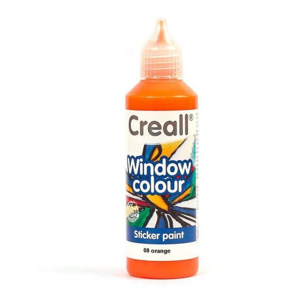 Creall Peinture Repositionnable Pour Vitres Creall Glass 80 Ml – Orange 1