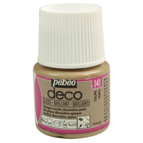 Pebeo Peinture Acrylique 45 Ml Taupe 1